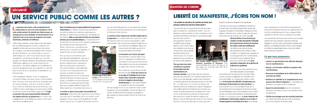 Pages 8 et 9, Ugo Bernalicis, le monsieur "Sécurité" de la France insoumise.